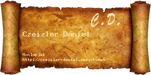 Czeizler Dániel névjegykártya